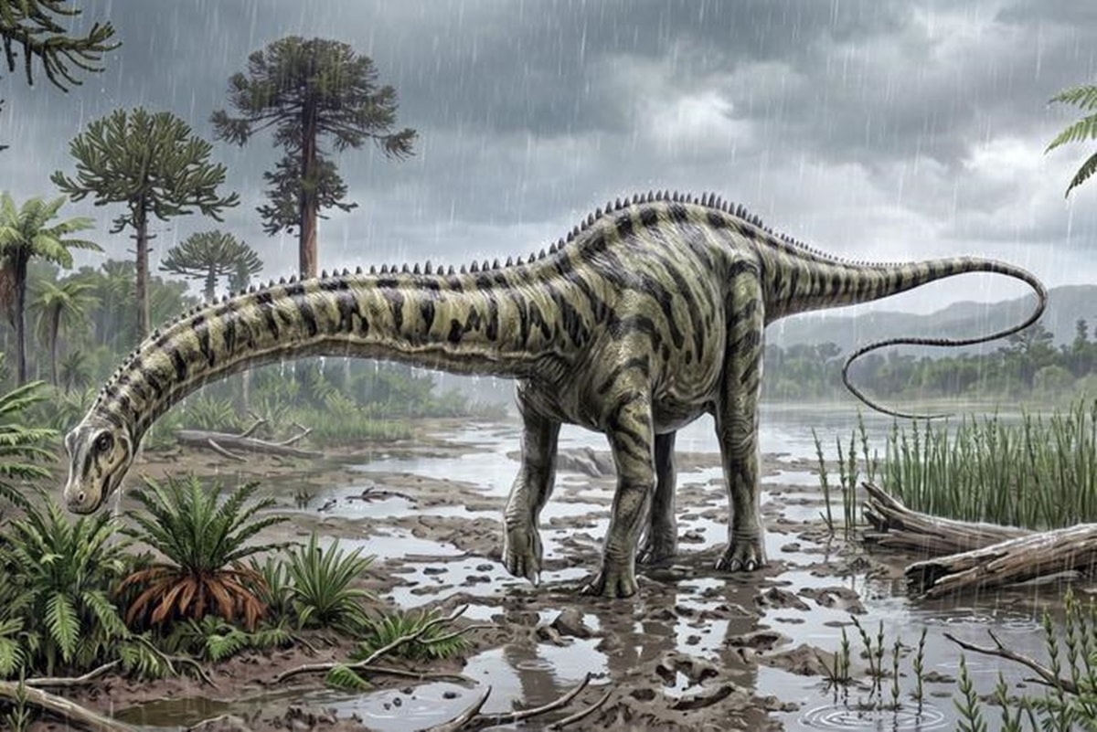 Fósseis de dinossauro de pescoço comprido são achados pela 1ª vez na Europa