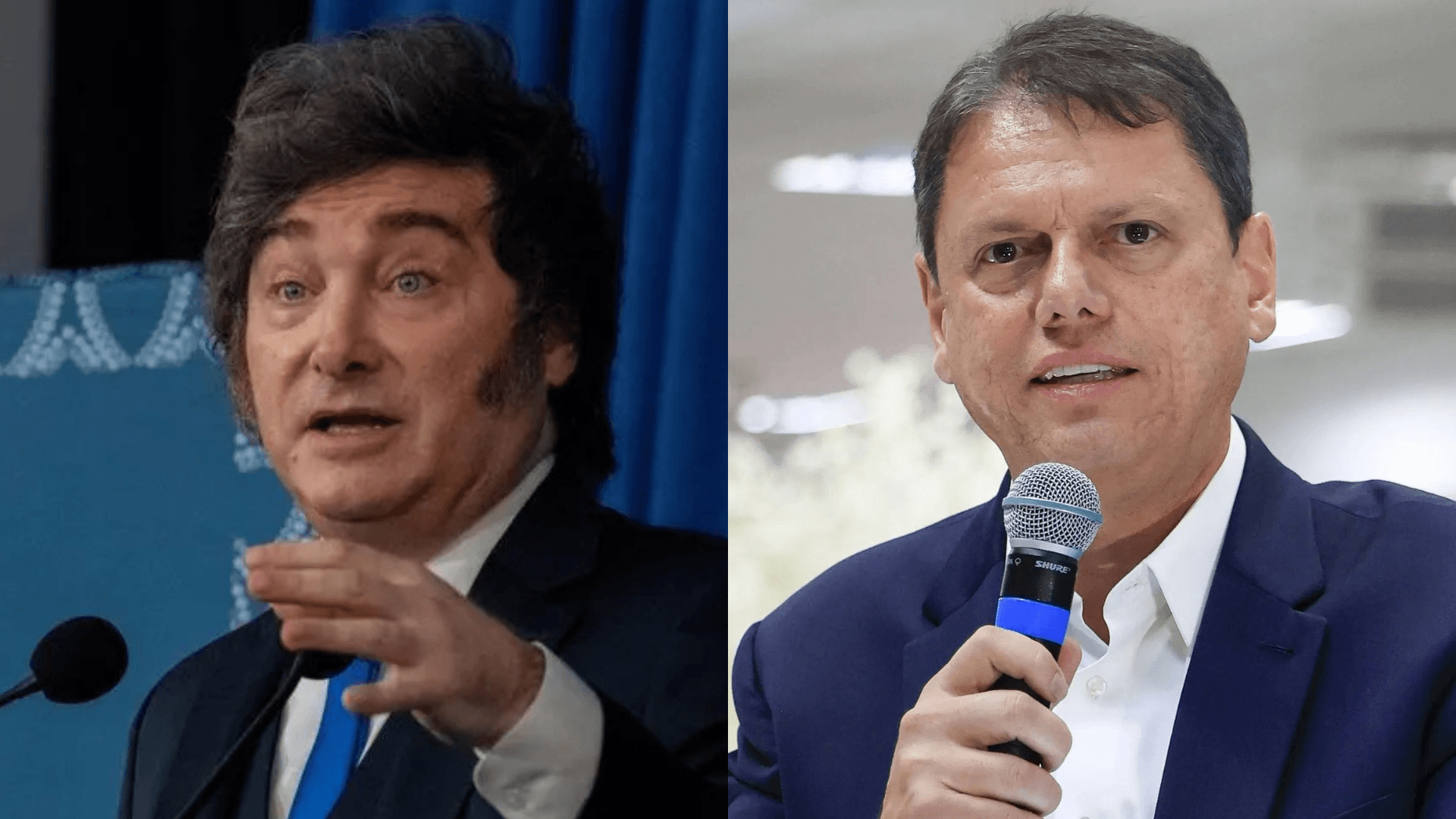 Tarcísio concederá a Milei a mais alta honraria do Estado de São Paulo
