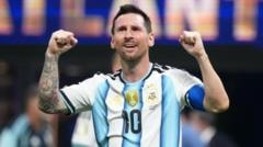 As previsões para o jogo em que Messi enfrentará pela primeira vez a Inglaterra, rival histórico da Argentina