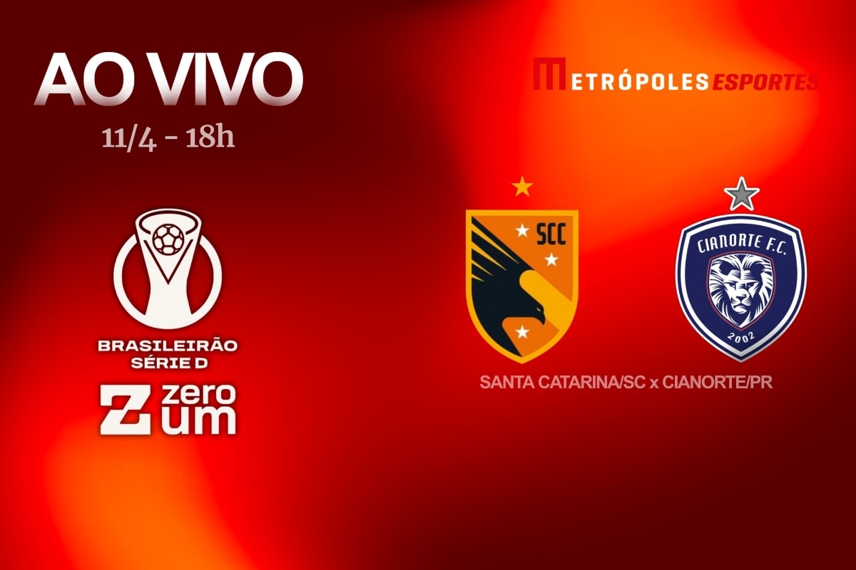 Série D ZeroUm: assista Santa Catarina-SC x Cianorte-PR ao vivo. Siga no Youtube