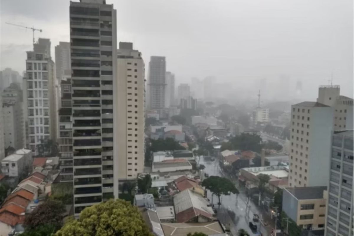 Frente fria muda o tempo e provoca queda nas temperaturas em SP