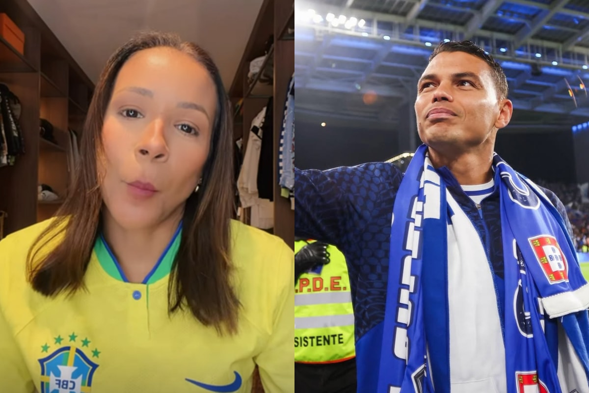 A reação de Belle após Thiago Silva não ser convocado para a Copa