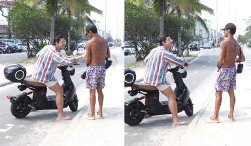 Rafael Infante se revolta e briga com paparazzo: 'Expondo meu corpo'