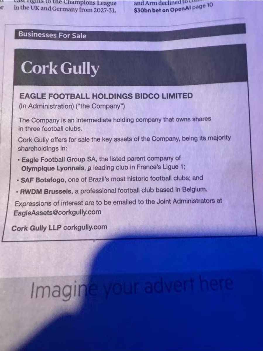 À CNN, presidente do Botafogo comenta classificado de venda: “Desagradável”