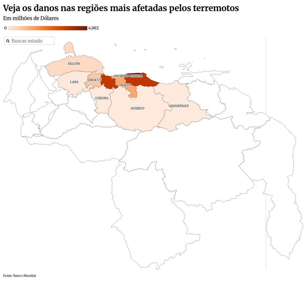 Venezuela ainda não tem caminho da reconstrução um mês após terremotos