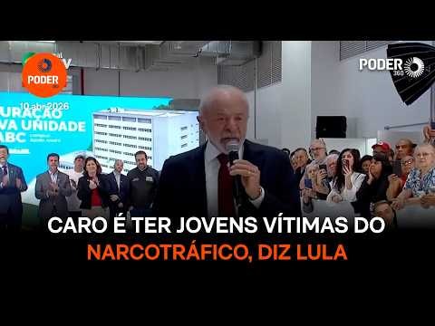 Caro é ter jovens vítimas do narcotráfico, diz Lula sobre educação