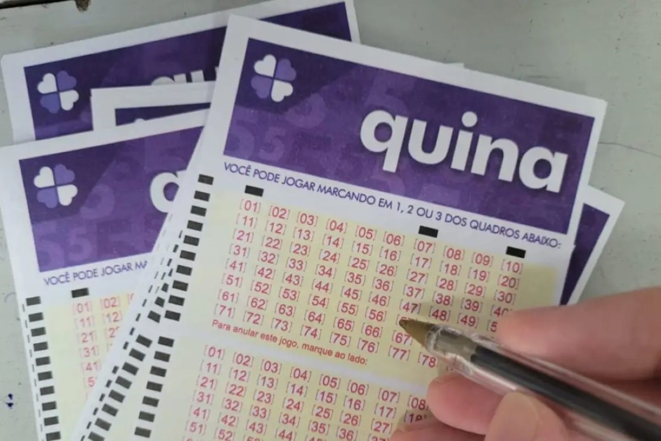 Veja os números da Quina 7072, sorteada nesta quarta-feira (22/7)