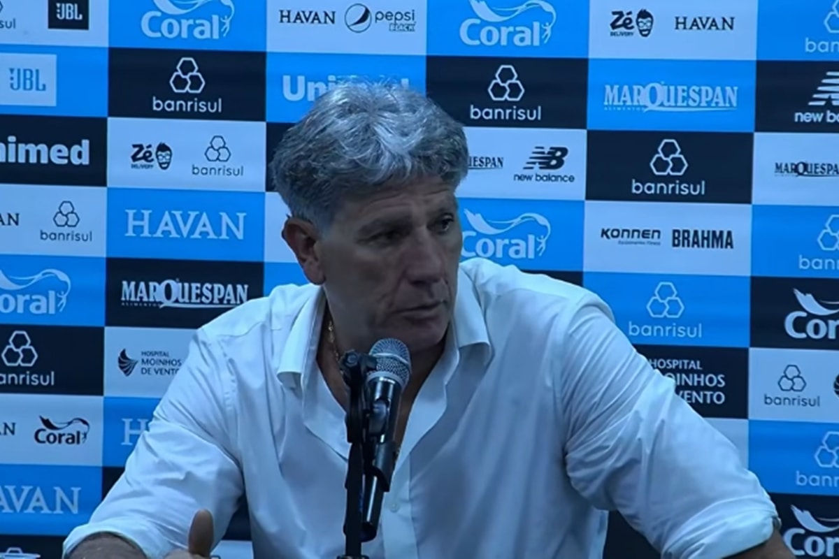 Renato Gaúcho iguala pior início pelo Grêmio com 25% de aproveitamento