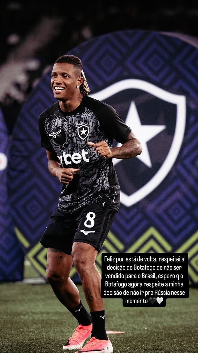 Após “fico”, Danilo sobe o tom e pede para Botafogo não vendê-lo ao Zenit