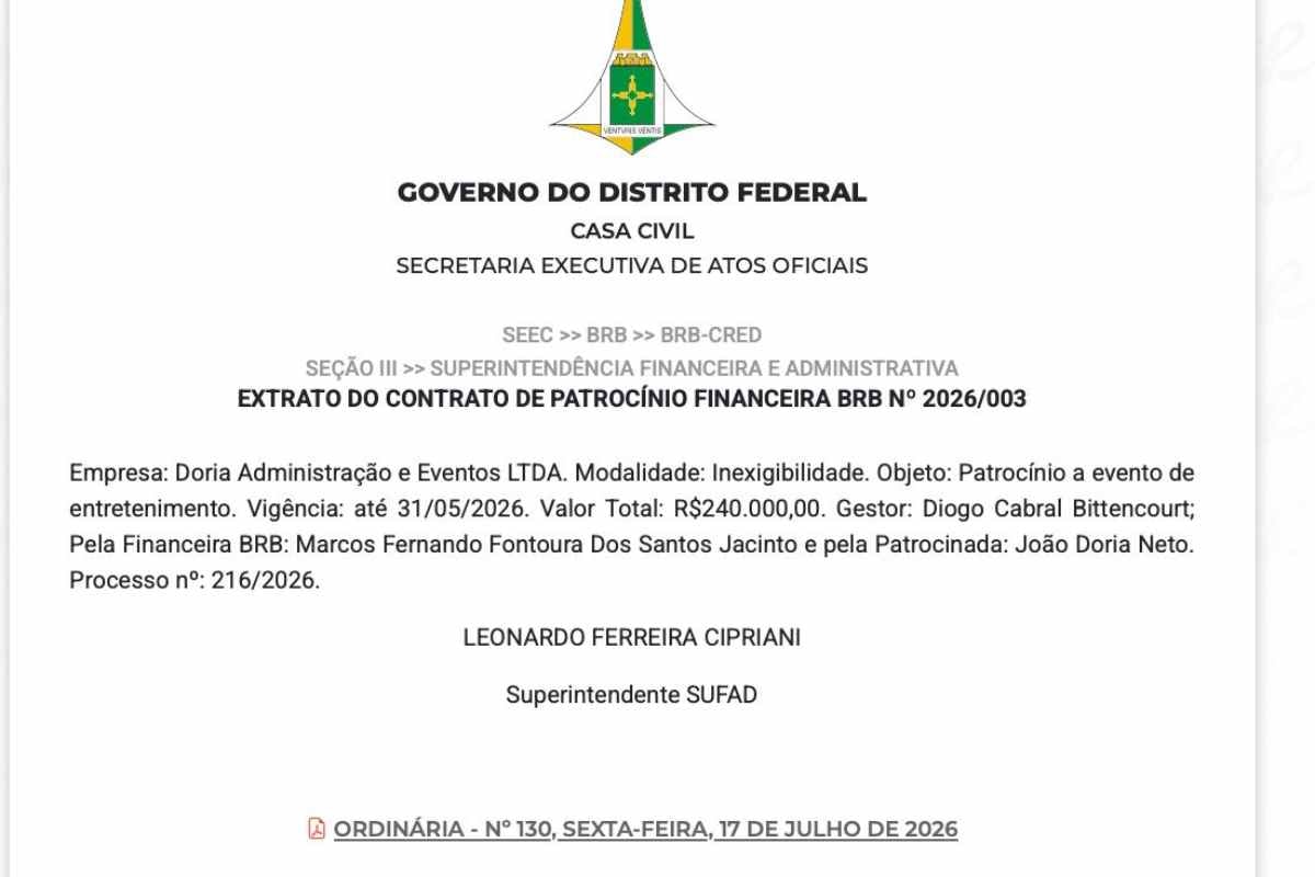 Mergulhado em crise, BRB paga R$ 240 mil em evento para presidente palestrar