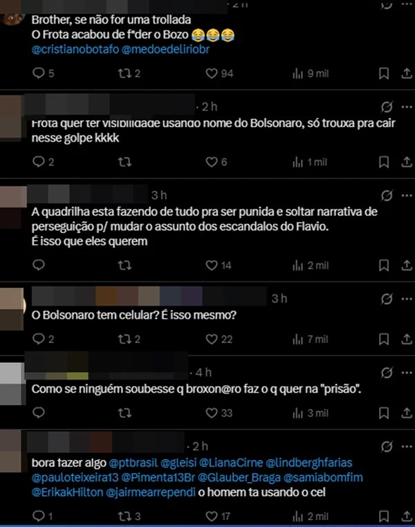 Ligação de Alexandre Frota ao vivo gera suspeita de contato com Bolsonaro