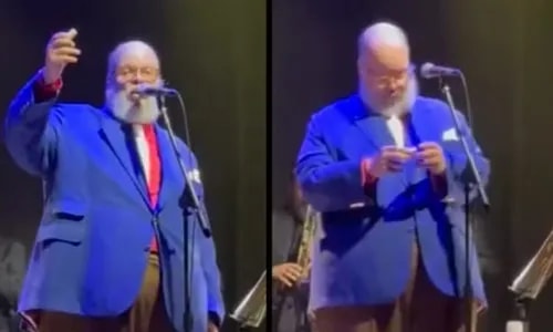 Ed Motta é atingido por objeto com cheiro de maconha durante show