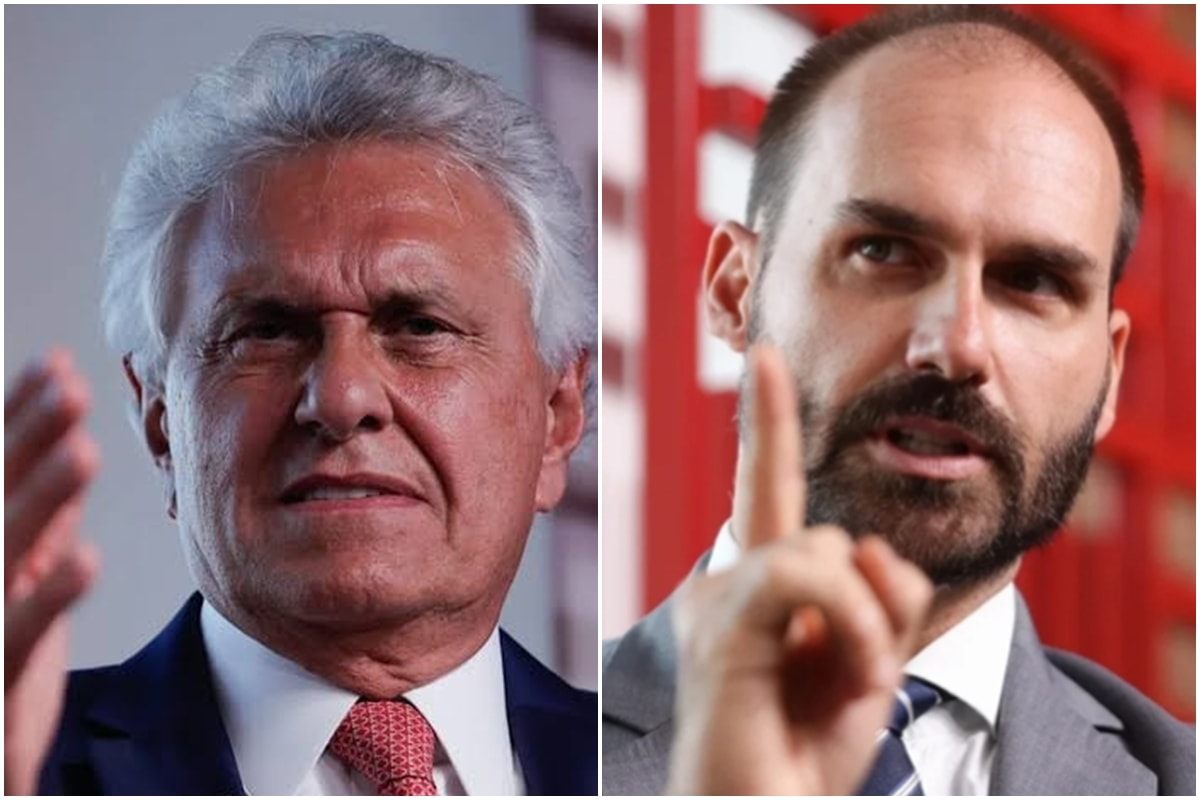 Eduardo Bolsonaro rebate Ronaldo Caiado após crítica sobre green card