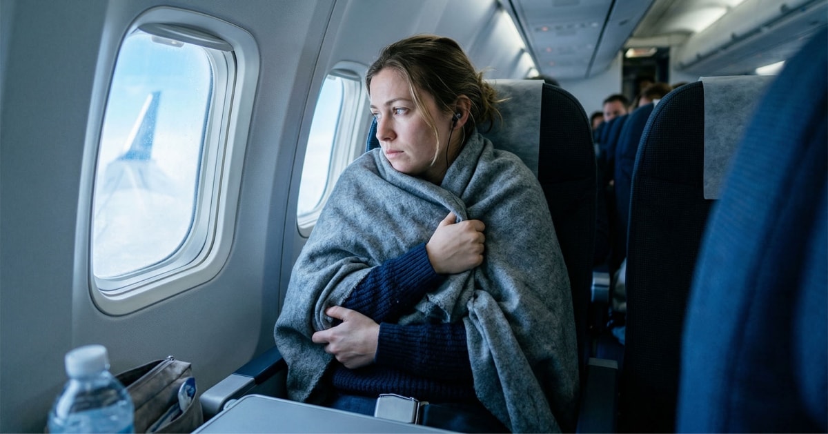 A ciência explica! Saiba por que faz tanto frio dentro do avião